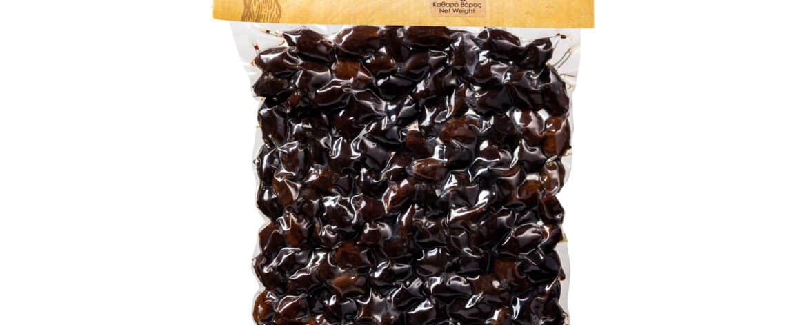 Cretan salted olives 200g vacuum pack kalaitzakis family olives kantanos paleochora local products chania crete greece 9129